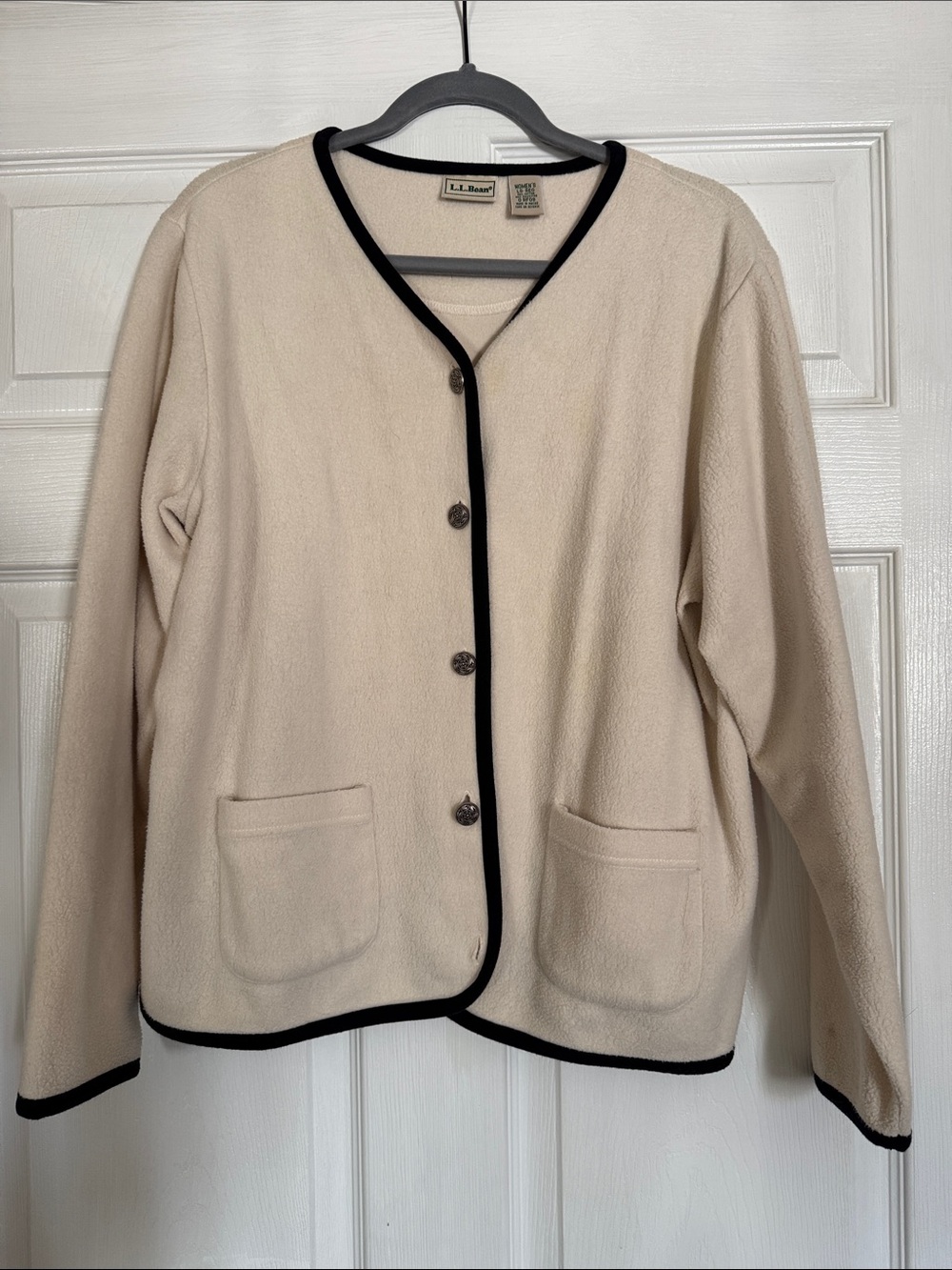 L.L.Bean Buttondown Fleece Cardigan